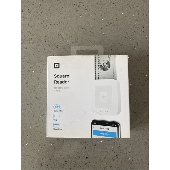 Square Credit Card Reader For Contactless And Chip Machine - New - Picture 1 of 5